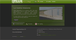 Desktop Screenshot of ciprianienergia.com